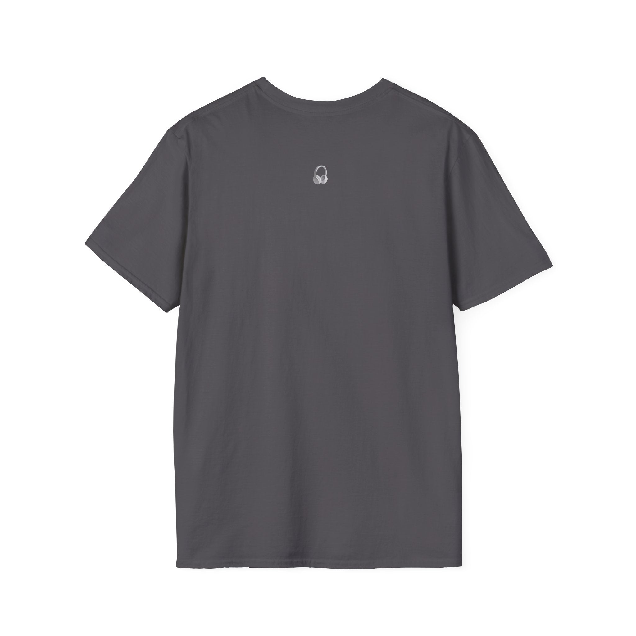 "DJ VAMP" 🎧Signature Logo Tee – Bold, Loud, and Made to Move - QR